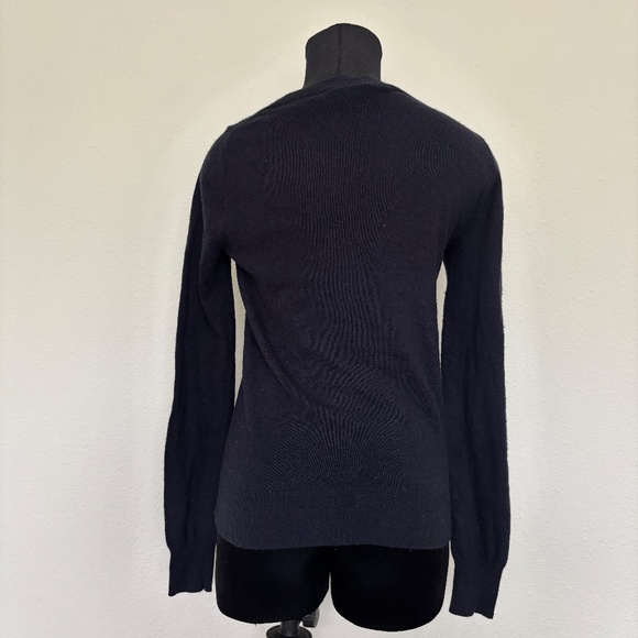 J. Crew Navy French Bulldog Frenchie Sweater - Picture 5 of 7